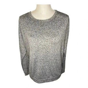 Eberjey‎ Women’s Medium Heather Grey Soft Stretchy Crewneck Sweater